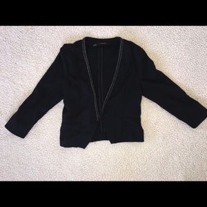Maurice’s Black Sequined Cropped Blazer